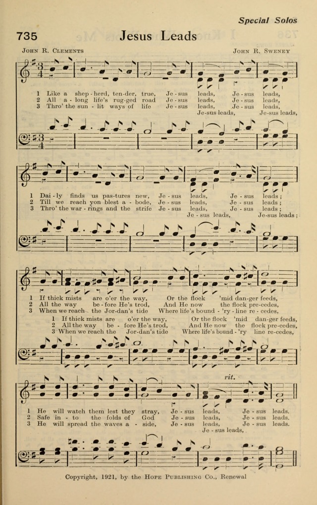 Redemption Songs: a choice collection of 1000 hymns and choruses for evangelistic meetings, solo singers, choirs and the home page 897