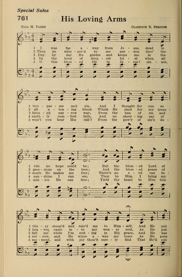 Redemption Songs: a choice collection of 1000 hymns and choruses for evangelistic meetings, solo singers, choirs and the home page 930