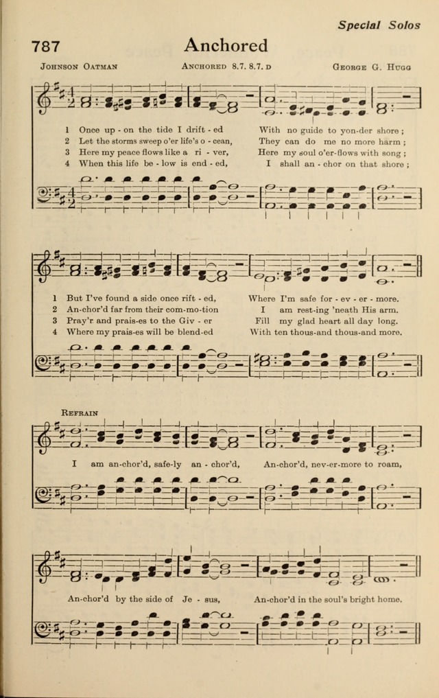 Redemption Songs: a choice collection of 1000 hymns and choruses for evangelistic meetings, solo singers, choirs and the home page 961