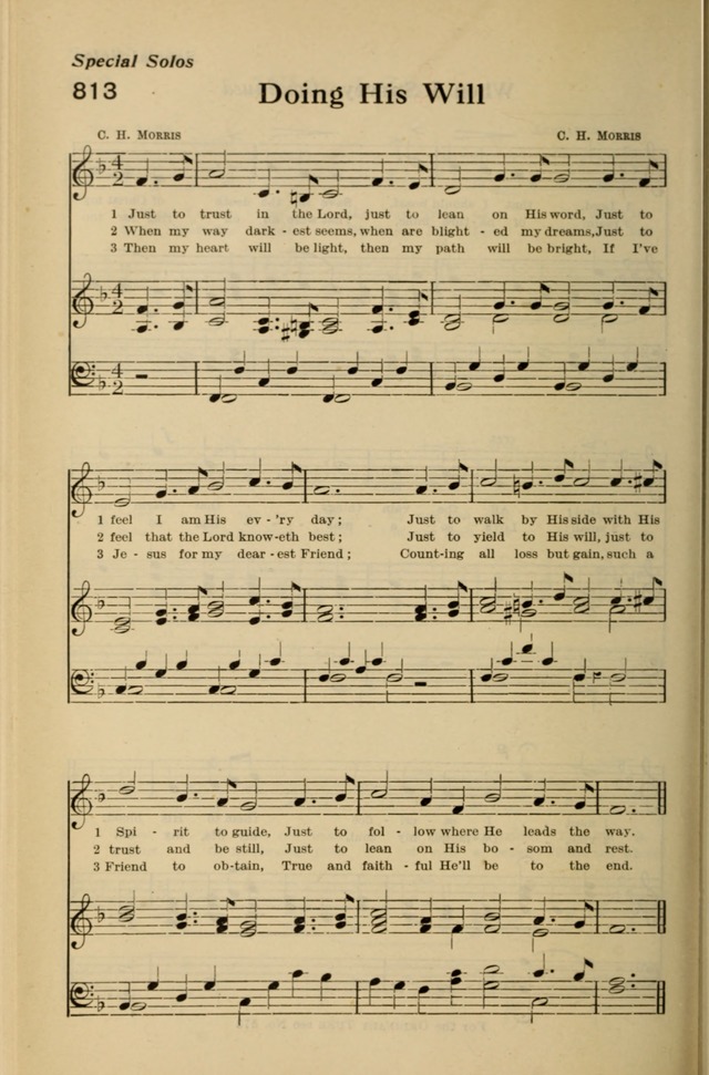 Redemption Songs: a choice collection of 1000 hymns and choruses for evangelistic meetings, solo singers, choirs and the home page 992