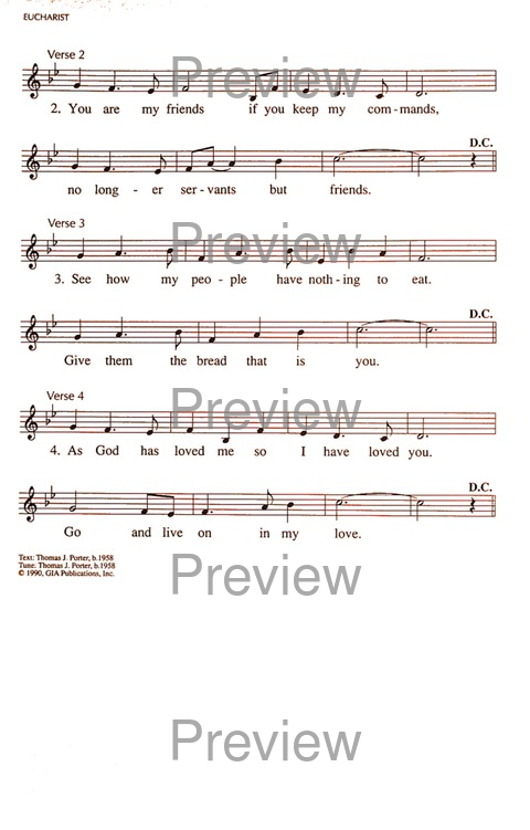 RitualSong: a hymnal and service book for Roman Catholics page 1294