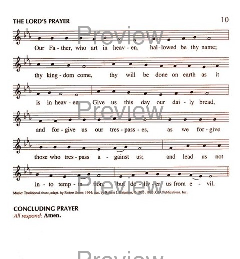 Easter Hymns, Song: Hear Our Prayer, O Heavenly Father - lyrics, midi music  and PDF