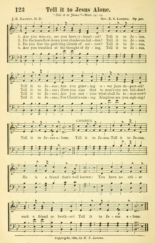 Rescue Songs: by one hundred popular composers and gifted song song writers: specially fitted for rescue missions and meetings, rescue workers and evangelists, and revival services page 125