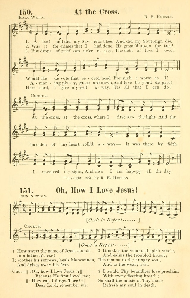 Rescue Songs: by one hundred popular composers and gifted song song writers: specially fitted for rescue missions and meetings, rescue workers and evangelists, and revival services page 148