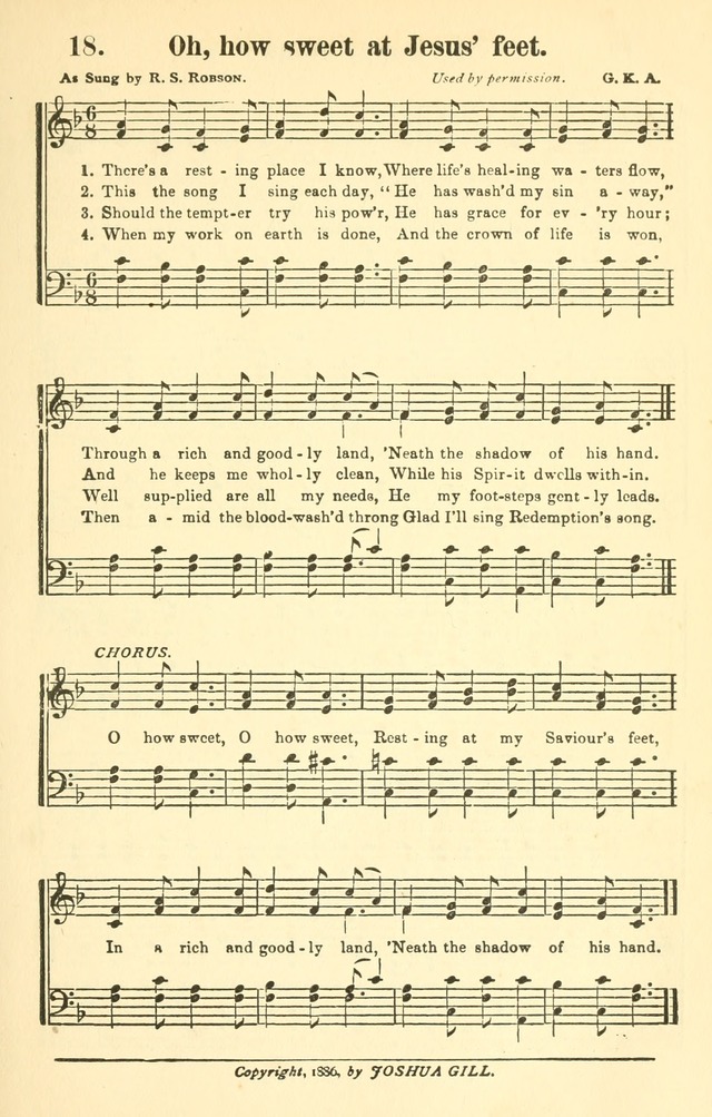 Rescue Songs: by one hundred popular composers and gifted song song writers: specially fitted for rescue missions and meetings, rescue workers and evangelists, and revival services page 22