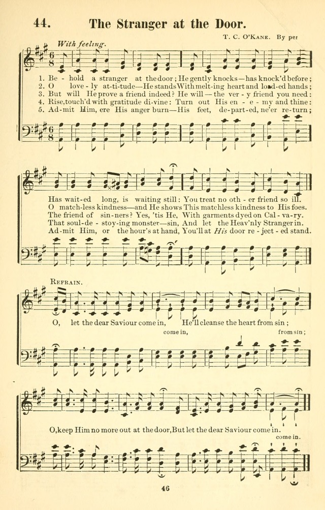 Rescue Songs: by one hundred popular composers and gifted song song writers: specially fitted for rescue missions and meetings, rescue workers and evangelists, and revival services page 46