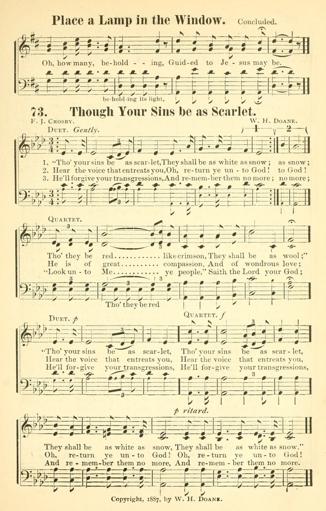 Rescue Songs: by one hundred popular composers and gifted song song writers: specially fitted for rescue missions and meetings, rescue workers and evangelists, and revival services page 76