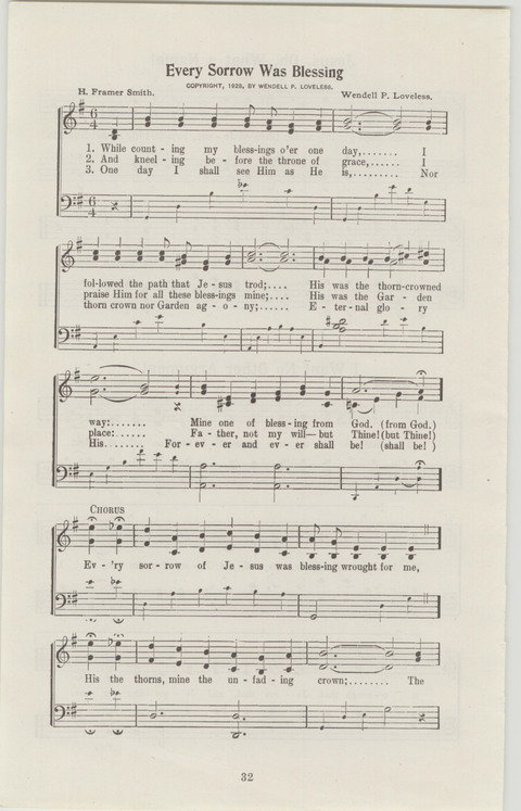 Radio Songs and Choruses of the Gospel No. 1 page 30
