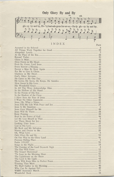Radio Songs and Choruses of the Gospel No. 1 page 53