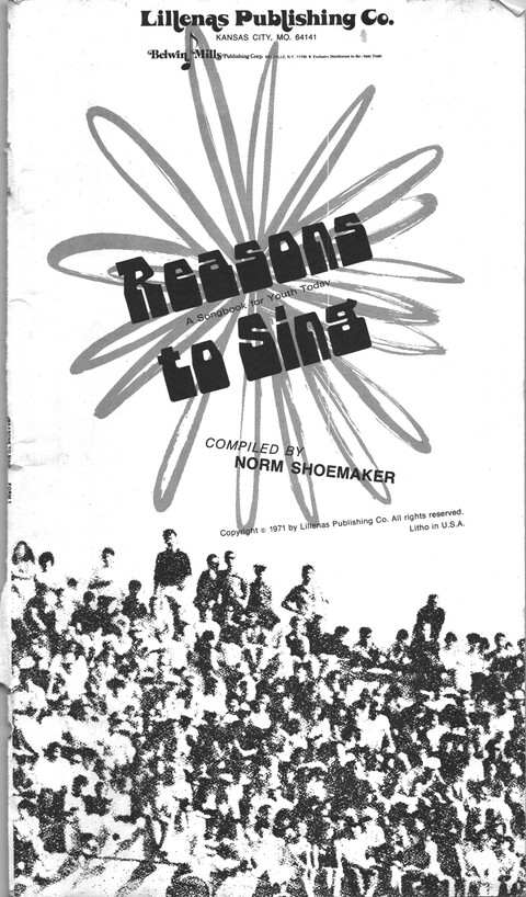 Reasons to Sing: a songbook for youth today page i