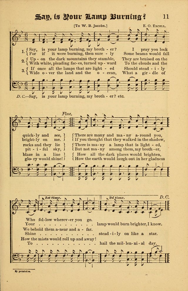 The Revival Wave: A Book of Revival Hymns and Music page 11