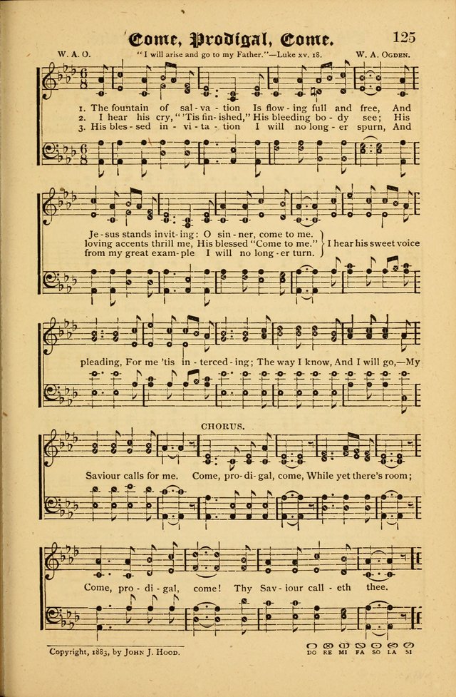 The Revival Wave: A Book of Revival Hymns and Music page 125