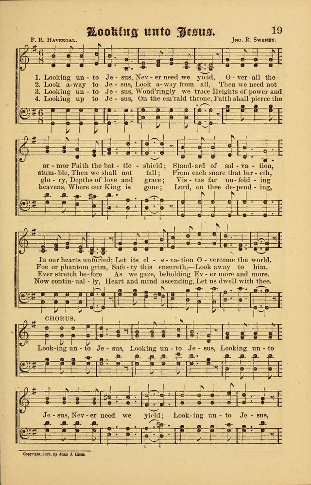 The Revival Wave: A Book of Revival Hymns and Music page 19