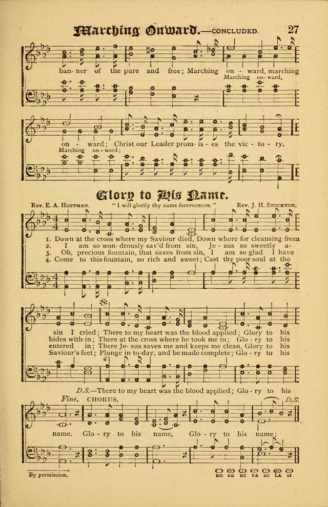 The Revival Wave: A Book of Revival Hymns and Music page 27