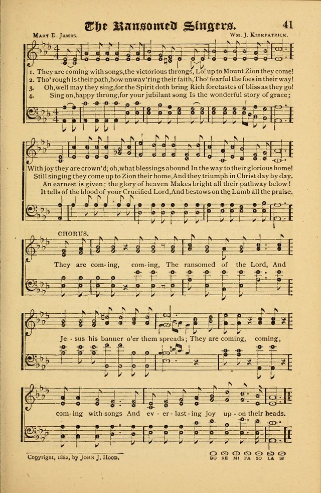The Revival Wave: A Book of Revival Hymns and Music page 41