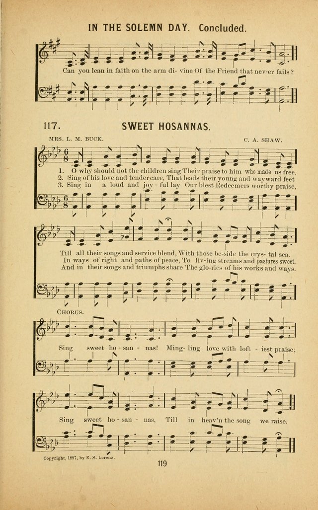 Riches of Grace: a Collection of New Songs and Standard Hymns page 119