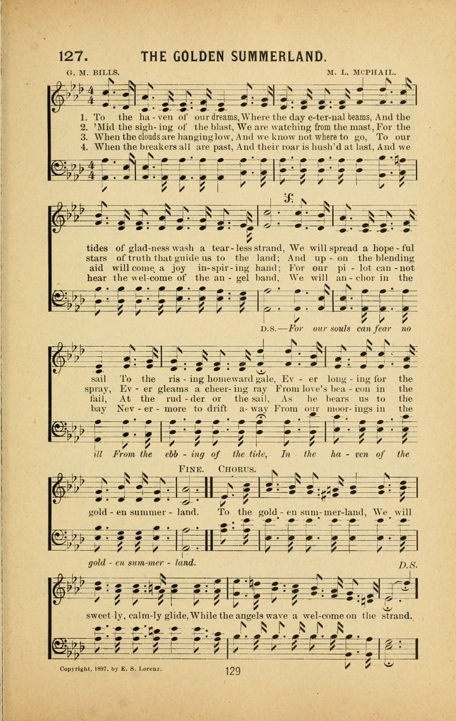 Riches of Grace: a Collection of New Songs and Standard Hymns page 129