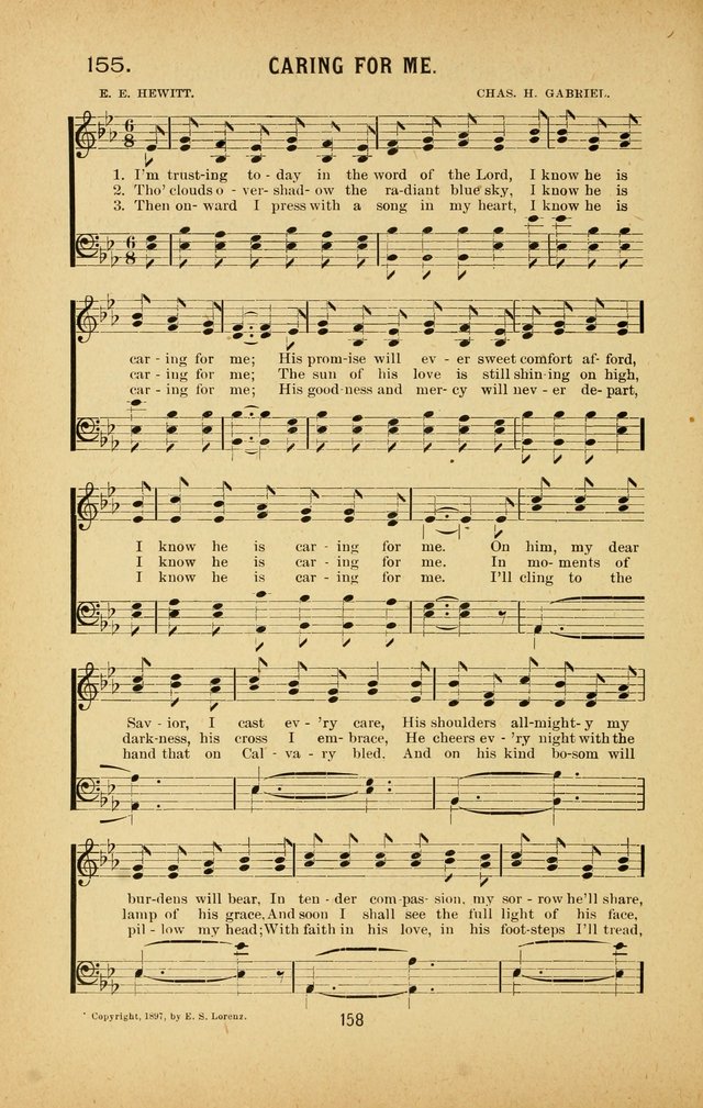 Riches of Grace: a Collection of New Songs and Standard Hymns page 158