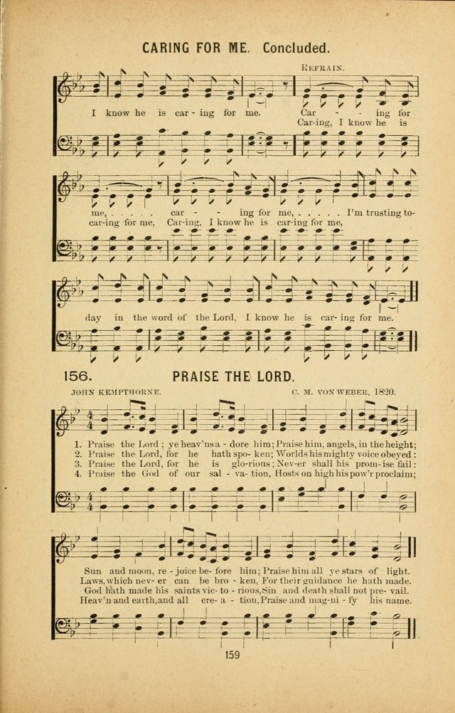 Riches of Grace: a Collection of New Songs and Standard Hymns page 159