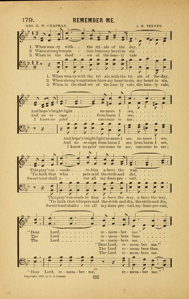 Riches of Grace: a Collection of New Songs and Standard Hymns page 186
