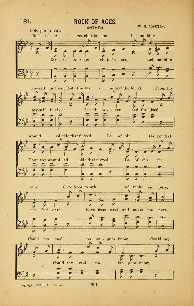 Riches of Grace: a Collection of New Songs and Standard Hymns page 190