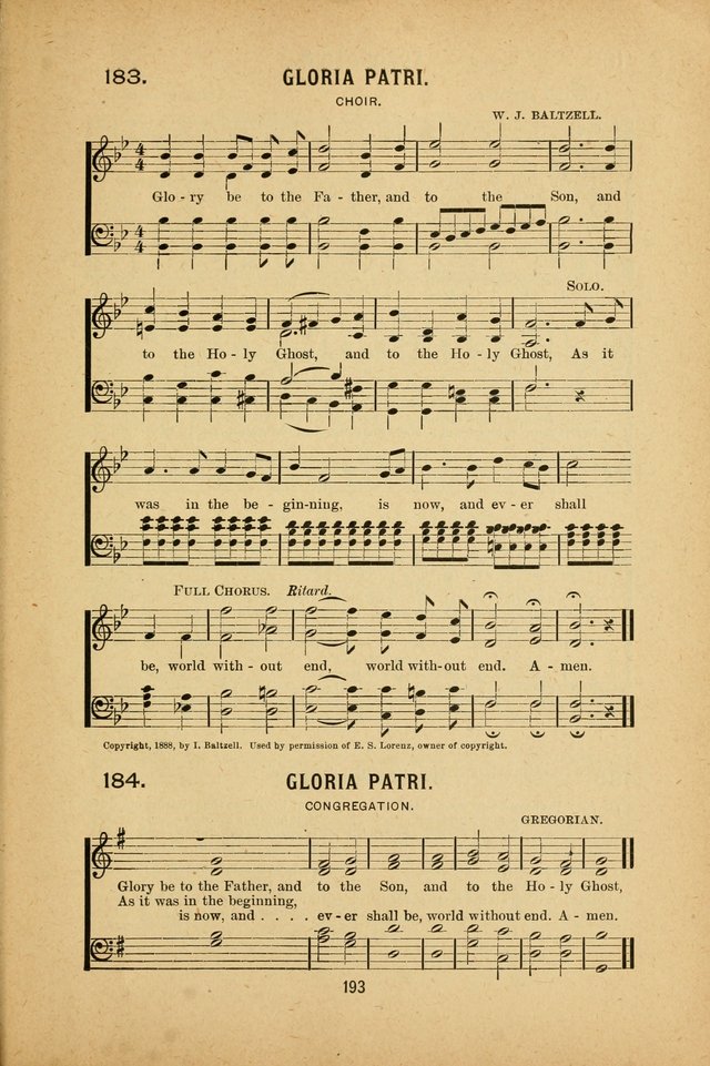 Riches of Grace: a Collection of New Songs and Standard Hymns page 193