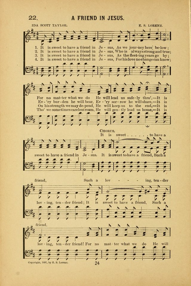 Riches of Grace: a Collection of New Songs and Standard Hymns page 24
