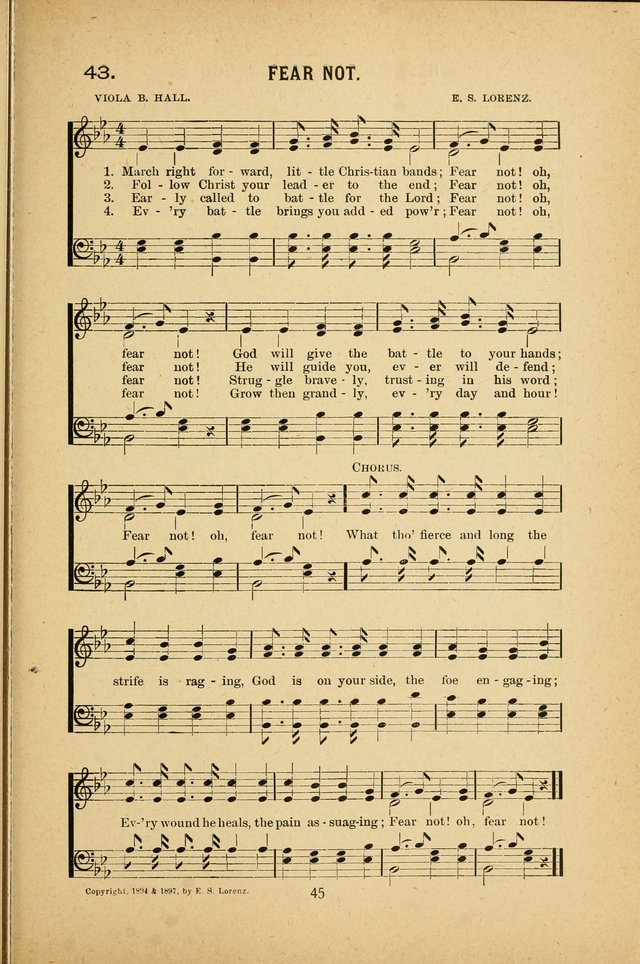 Riches of Grace: a Collection of New Songs and Standard Hymns page 45