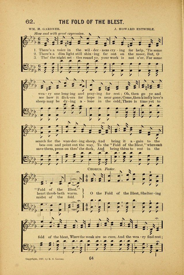 Riches of Grace: a Collection of New Songs and Standard Hymns page 64