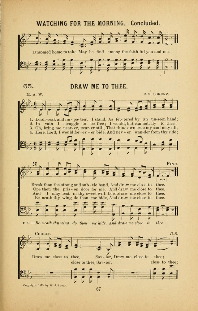 Riches of Grace: a Collection of New Songs and Standard Hymns page 67
