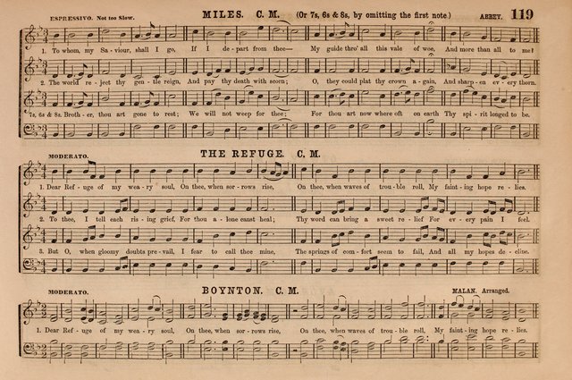Selah: a collection of psalm and hymn tunes, introits, anthems, chants, motetts, choruses, etc. adapted to the use of classes, private circles, and worship assemblies page 119