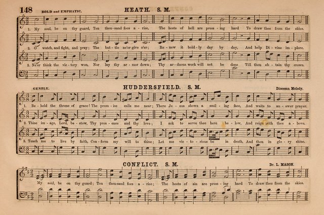 Selah: a collection of psalm and hymn tunes, introits, anthems, chants, motetts, choruses, etc. adapted to the use of classes, private circles, and worship assemblies page 148