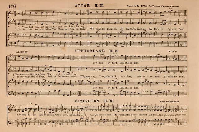 Selah: a collection of psalm and hymn tunes, introits, anthems, chants, motetts, choruses, etc. adapted to the use of classes, private circles, and worship assemblies page 176
