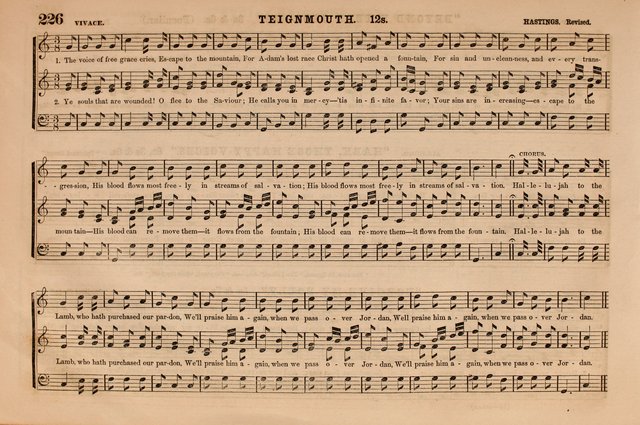 Selah: a collection of psalm and hymn tunes, introits, anthems, chants, motetts, choruses, etc. adapted to the use of classes, private circles, and worship assemblies page 226