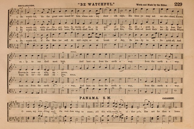Selah: a collection of psalm and hymn tunes, introits, anthems, chants, motetts, choruses, etc. adapted to the use of classes, private circles, and worship assemblies page 229