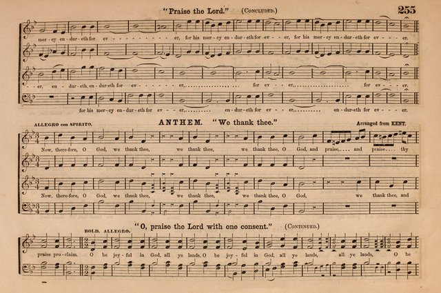 Selah: a collection of psalm and hymn tunes, introits, anthems, chants, motetts, choruses, etc. adapted to the use of classes, private circles, and worship assemblies page 255