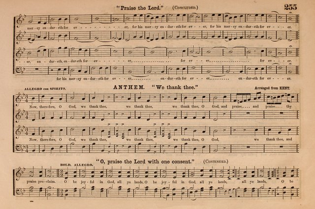 Selah: a collection of psalm and hymn tunes, introits, anthems, chants, motetts, choruses, etc. adapted to the use of classes, private circles, and worship assemblies page 255