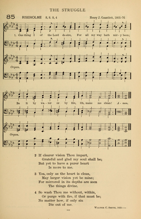 Songs for the Chapel: Arranged for male voices, for use in colleges, academies, schools and societies page 121