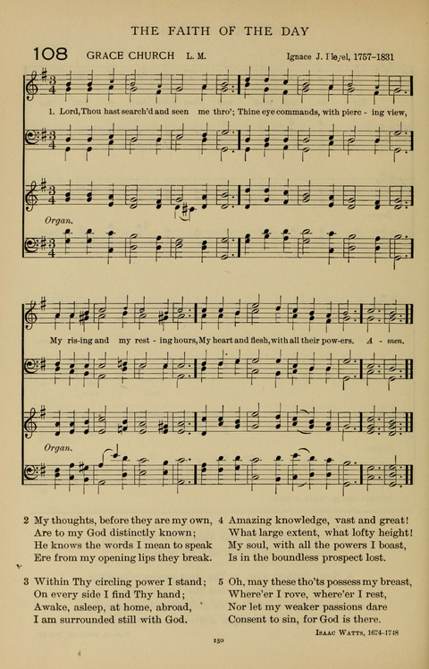 Songs for the Chapel: Arranged for male voices, for use in colleges, academies, schools and societies page 150