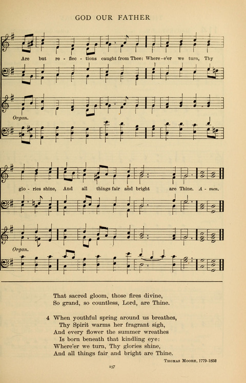 Songs for the Chapel: Arranged for male voices, for use in colleges, academies, schools and societies page 157