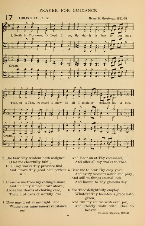 Songs for the Chapel: Arranged for male voices, for use in colleges, academies, schools and societies page 21