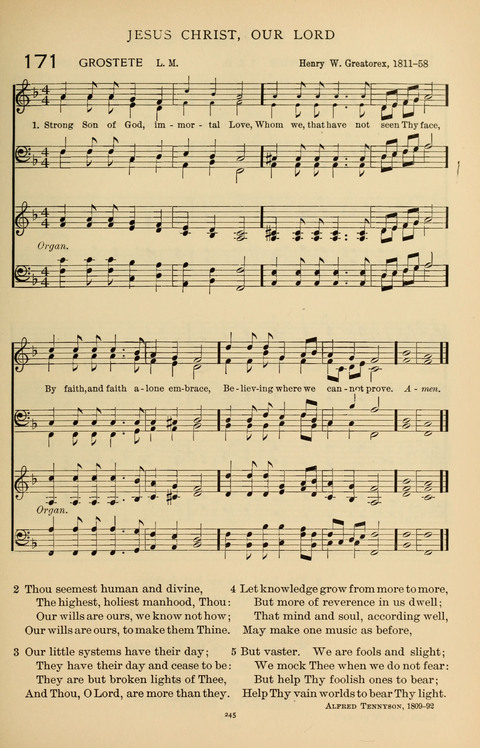Songs for the Chapel: Arranged for male voices, for use in colleges, academies, schools and societies page 245