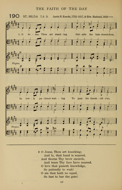 Songs for the Chapel: Arranged for male voices, for use in colleges, academies, schools and societies page 278