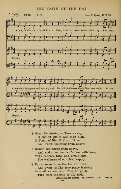 Songs for the Chapel: Arranged for male voices, for use in colleges, academies, schools and societies page 288