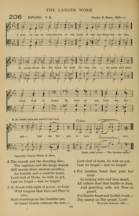 Songs for the Chapel: Arranged for male voices, for use in colleges, academies, schools and societies page 304