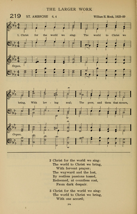 Songs for the Chapel: Arranged for male voices, for use in colleges, academies, schools and societies page 324