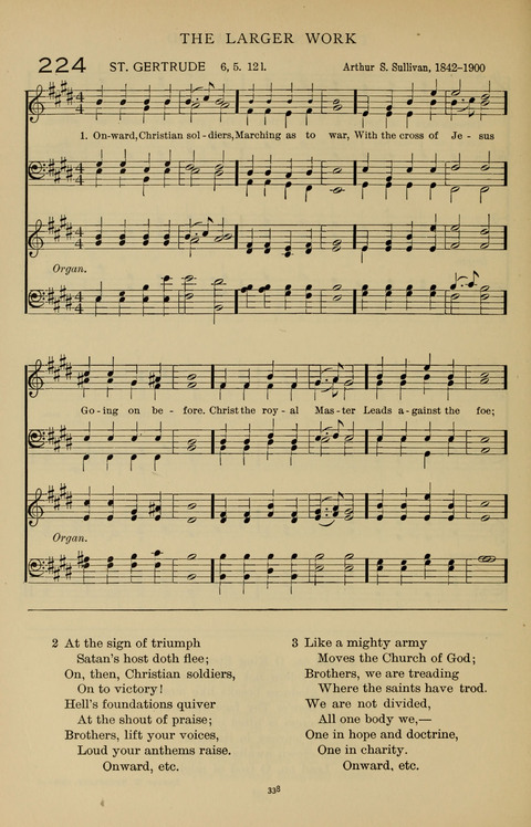 Songs for the Chapel: Arranged for male voices, for use in colleges, academies, schools and societies page 338
