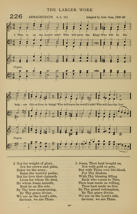 Songs for the Chapel: Arranged for male voices, for use in colleges, academies, schools and societies page 342