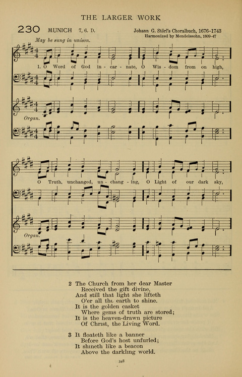 Songs for the Chapel: Arranged for male voices, for use in colleges, academies, schools and societies page 348