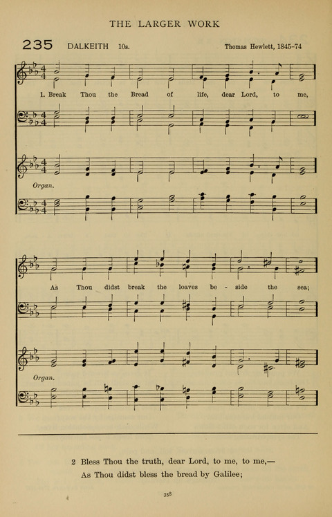 Songs for the Chapel: Arranged for male voices, for use in colleges, academies, schools and societies page 358